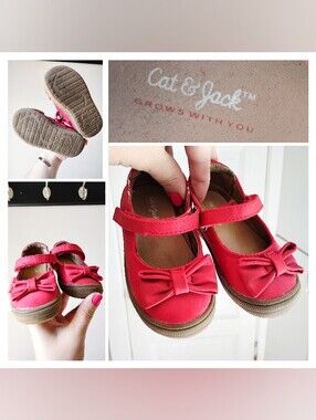 Ladybug Red Baby Bow Mary Jane's